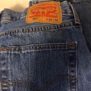 Levi’s 501 button fly jeans p2419